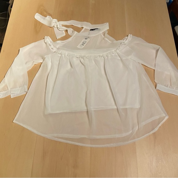 CBR halter shoulder sheet lined top. Pretty. Size small. - Picture 1 of 7